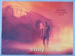 Blade Runner 2049 (2017), Harrison Ford, Original UK Cinema Quad Poster 30x40