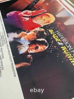 Blade Runner UK (British Quad) LINEN BACKED (1982) Film Poster