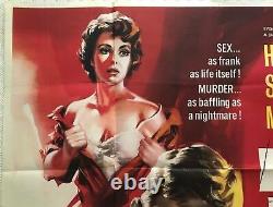 Blind Date Original Movie Quad Poster 1959 Hinchcliffe Art, Hardy Krüger