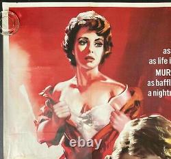 Blind Dates Original Quad Movie Cinema Poster Stanley Baker Hardy Kruger 1959