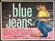 Blue Jeans Original Quad Movie Cinema Poster Tom Chantrell Carol Lynley 1959