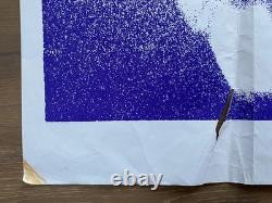Blue Water White Death /maneater (1971) Original Uk Quad Cinema Poster Folded