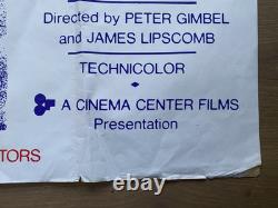 Blue Water White Death /maneater (1971) Original Uk Quad Cinema Poster Folded