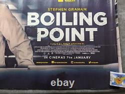 Boiling Point (2021) Original Quad Poster Rare Stephen Graham