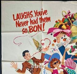 Bon Voyage! ORIGINAL Quad Movie Film Cinema Poster Disney Fred MacMurray 1962