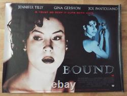 Bound 1996 Original UK Quad Movie Poster Double Sided Rare