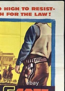 Bounty Hunter ORIGINAL Quad Movie Poster Randolph Scott 1954 Western VERY RARE