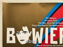 Bowiefest Original Movie Quad Poster 2012 a season of David Bowie Films at ICA
