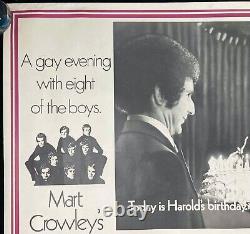 Boys in the Band Original Quad Movie Poster William Friedkin Mart Crowley 1970
