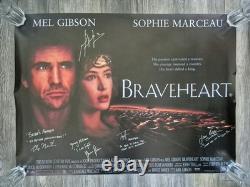 Braveheart Signed Multicast Quad Poster