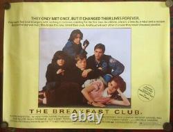 Breakfast Club Original 1980's UK Quad Film Poster