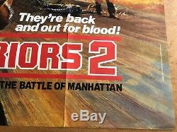 Bronx Warriors 2 Original British Quad Cinema Movie Poster
