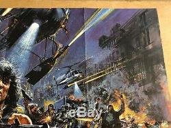 Bronx Warriors 2 Original British Quad Cinema Movie Poster