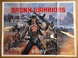 Bronx Warriors Original British Quad Cinema Movie Poster