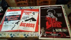 Bruce Lee Original Quad Cinema Poster And American 1 Sheet