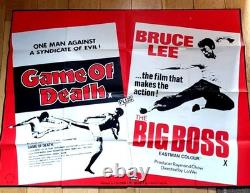 Bruce Lee Original Quad Cinema Poster And American 1 Sheet