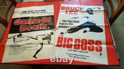 Bruce Lee Original Quad Cinema Poster And American 1 Sheet