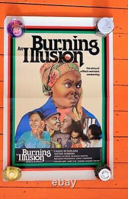 Burning An Illusion 1980 MOVIE POSTER RARE BFI 30X20 DOUBLE CROWN