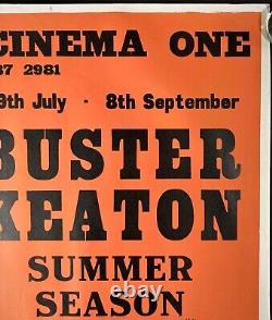 Buster Keaton Academy Summer Season ORIGINAL Quad Movie Film Cinema Poster RARE