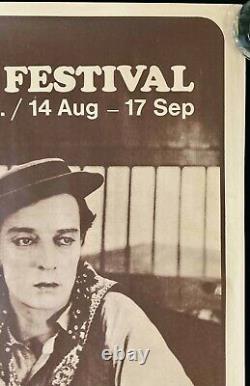 Buster Keaton Film Festival Academy Cinema One Original Quad Movie Poster 1970