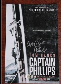 CAPTAIN PHILLIPS Movie CAPTAIN RICHARD PHILLIPS Signed 12x18 Photo AD1 COA