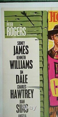 CARRY ON COWBOY (1965) original UK quad movie poster rare Saloon Doors version