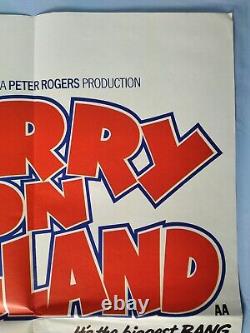 CARRY ON ENGLAND (1976) original UK quad poster Arnaldo Putzu artwork