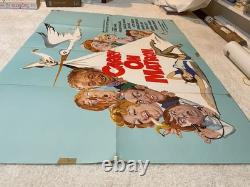 CARRY ON MATRON UK QUAD FILM POSTER original 1972 movie Putzu art Sid James & Co