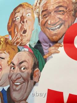 CARRY ON MATRON UK QUAD FILM POSTER original 1972 movie Putzu art Sid James & Co