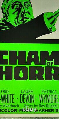 CHAMBER OF HORRORS (1966) original UK rolled quad movie poster Horror/Slasher