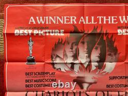 CHARIOTS OF FIRE (1981) Original UK Quad Movie Poster Rare Awards Version