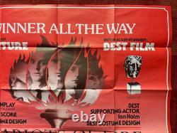 CHARIOTS OF FIRE (1981) Original UK Quad Movie Poster Rare Awards Version