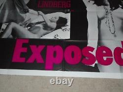 CHRISTINA LINDBERG Exposed (Exponerad) Sexy Vintage UK Quad Film Movie Poster