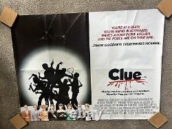 CLUE (1985) original cinema Quad Poster Tim Curry 30x40 folded movie