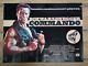 Commando (1985) V. Rare Advance Rolled Original Uk Quad Poster Schwarzenegger