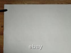 COMMANDO (1985) v. Rare advance ROLLED original UK QUAD POSTER Schwarzenegger