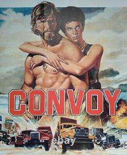 CONVOY (1978) original UK quad poster Kris Kristofferson, Ali McGraw