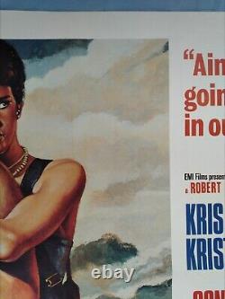 CONVOY (1978) original UK quad poster Kris Kristofferson, Ali McGraw