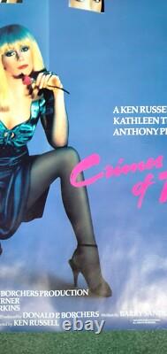 CRIMES OF PASSION (1984) rare ROLLED original UK quad movie poster Ken Russell