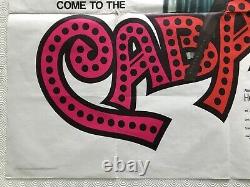 Cabaret Original 1972 Movie Quad Poster Liza Minnelli Michael York Bob Fosse