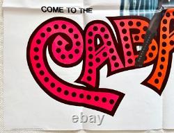Cabaret Original 1972 Quad Poster Liza Minnelli Michael York