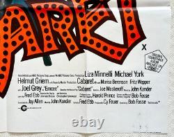 Cabaret Original 1972 Quad Poster Liza Minnelli Michael York