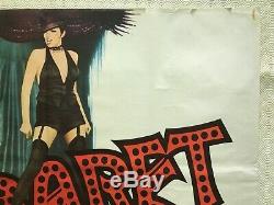 Cabaret Original Movie Quad Poster 1972 Liza Minnelli, Tom Chantrell Art