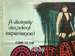 Cabaret Original Movie Quad Poster 1972 Liza Minnelli, Tom Chantrell Art