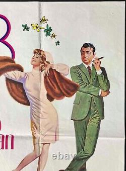 Cactus Flower ORIGINAL Quad Movie Poster Ingrid Bergman Goldie Hawn 1969