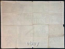 Captain Lightfoot Original Quad Movie Cinema Poster Bill Wiggins Rock Hudson'55
