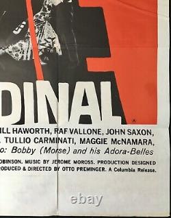 Cardinal Original Quad Movie Poster Otto Preminger Tom Tryon 1964