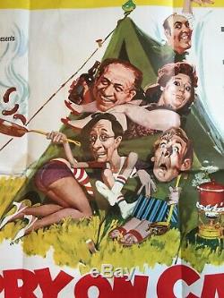 Carry On Camping original UK Quad film poster 1969 classic cast