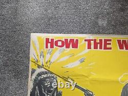 Carry On Cowboy Original UK Quad Poster 1971 Re-release Sid James Kenneth