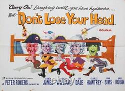 Carry On Don't Lose Your Head (1967) Original Uk Quad Film Movie Poster